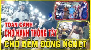 Chợ Hạnh Thông Tây Gò Vấp Về Đêm Đông Nghẹt Người Dạo Chợ Sài Gòn