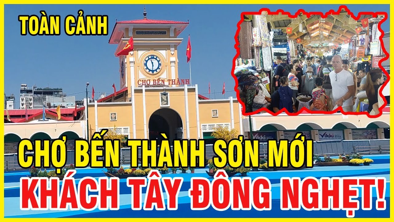 Chợ bến thành sơn mới quá đẹp sài gòn quận 1 hôm nay 1 Maxresdefault 17