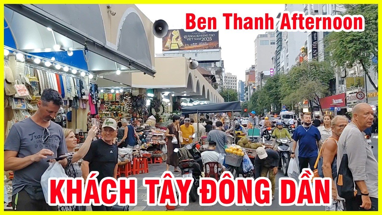 Buổi chiều nhộn nhịp quanh chợ bến thành với khách tây 1 Maxresdefault 33