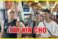 Bên trong chợ bến thành tây du lịch kín lối