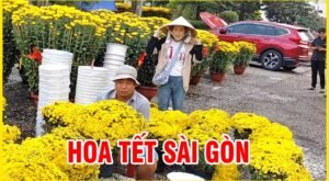 Chợ hoa tết sài gòn công viên hoàng văn thụ