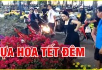 Chợ hoa tết đêm gò vấp đông kinh khủng cuộc sống sài gòn