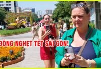 Tết sài gòn hôm nay biển người đổ về đường hoa nguyễn huệ Tết sài gòn hôm nay biển người đổ về đường hoa nguyễn huệ