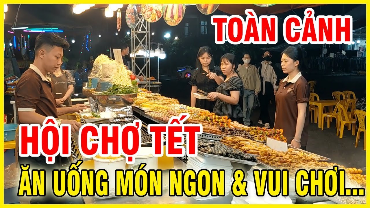 Khám phá hội chợ tết tân thới hiệp sài gòn ăn uống đông vui 1 Maxresdefault 8